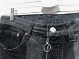 Unused SS16 Ring Zip Remake/Rebuild Denim