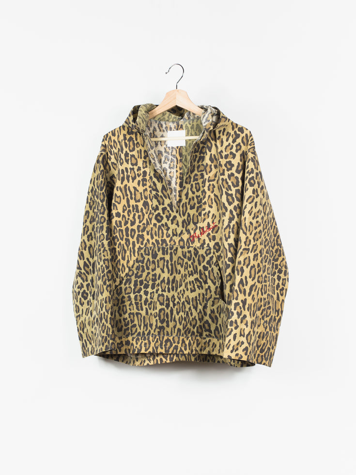 Takahiromiyashita The Soloist Remake Leopard Baja Hoodie