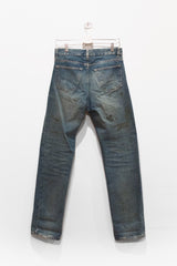 Helmut Lang Gold Splatter Painter Denim