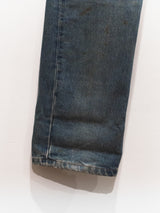 Helmut Lang Gold Splatter Painter Denim