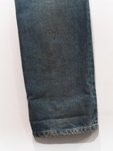 Helmut Lang Gold Splatter Painter Denim