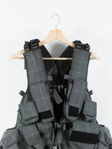 Junya Watanabe SS19 Glen Check Wool Tactical Vest