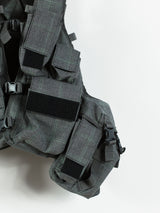Junya Watanabe SS19 Glen Check Wool Tactical Vest