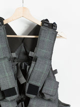 Junya Watanabe SS19 Glen Check Wool Tactical Vest