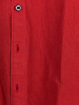 Man-tle AW17 R3S1 Red Paraffin Waxed Cotton “Regular” Shirt