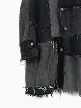 Old Park Remake Denim Mac Coat
