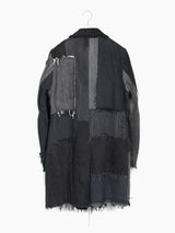 Old Park Remake Denim Mac Coat