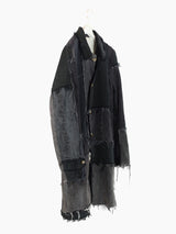 Old Park Remake Denim Mac Coat