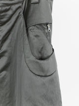 Kiko Kostadinov AW19 00072019 Silver Satin Active Irene Trousers