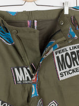 Doublet SS16 Jacquard Woven Sticker Pants