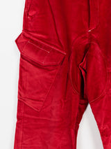 Affix Works AW18 Red Velvet Work Cargos