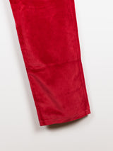 Affix Works AW18 Red Velvet Work Cargos