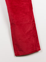 Affix Works AW18 Red Velvet Work Cargos