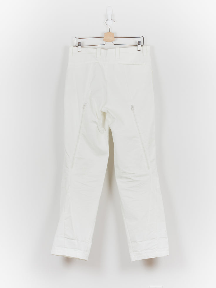 Kiko Kostadinov SS18 00042018 White Dolarhyde Trousers