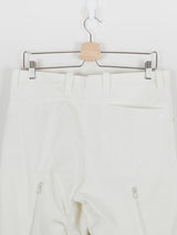 Kiko Kostadinov SS18 00042018 White Dolarhyde Trousers