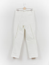 Kiko Kostadinov SS18 00042018 White Dolarhyde Trousers