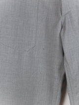 Mackintosh 0003 AW18 Grey Wool Wide Leg Utility Pant