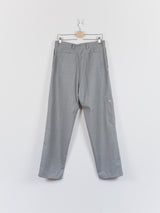 Mackintosh 0003 AW18 Grey Wool Wide Leg Utility Pant