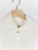 Takahiromiyashita The Soloist Silk/Cotton Band Collar Shirt