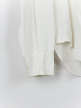 Takahiromiyashita The Soloist Silk/Cotton Band Collar Shirt