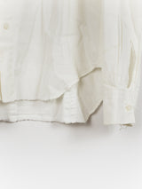 Takahiromiyashita The Soloist Silk/Cotton Band Collar Shirt