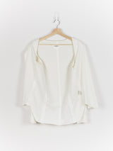Takahiromiyashita The Soloist Silk/Cotton Band Collar Shirt