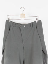 Kiko Kostadinov SS19 00062019 Steel Grey 'Kanu' Trousers