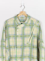 Kiko Kostadinov SS19 00062019 Apajerito Shirt (Green Madras Check)