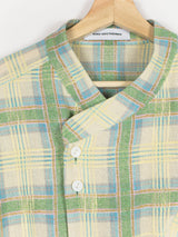 Kiko Kostadinov SS19 00062019 Apajerito Shirt (Green Madras Check)