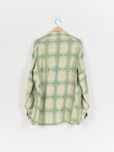 Kiko Kostadinov SS19 00062019 Apajerito Shirt (Green Madras Check)