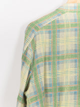 Kiko Kostadinov SS19 00062019 Apajerito Shirt (Green Madras Check)