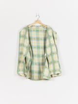 Kiko Kostadinov SS19 00062019 Apajerito Shirt (Green Madras Check)