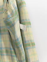 Kiko Kostadinov SS19 00062019 Apajerito Shirt (Green Madras Check)