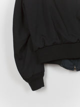 Yohji Yamamoto Y's Reversible Gabardine/Rayon Floral Bomber
