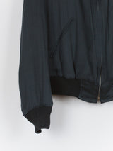 Yohji Yamamoto Y's Reversible Gabardine/Rayon Floral Bomber