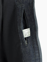 Sasquatchfabrix AW03 Layered Denim Hooded Work Bomber