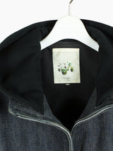 Sasquatchfabrix AW03 Layered Denim Hooded Work Bomber