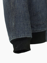 Sasquatchfabrix AW03 Layered Denim Hooded Work Bomber