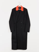 Yang Li SS17 Painted Collar Double-Breasted Long Coat