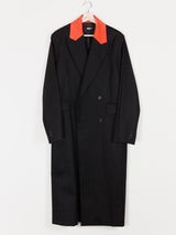 Yang Li SS17 Painted Collar Double-Breasted Long Coat