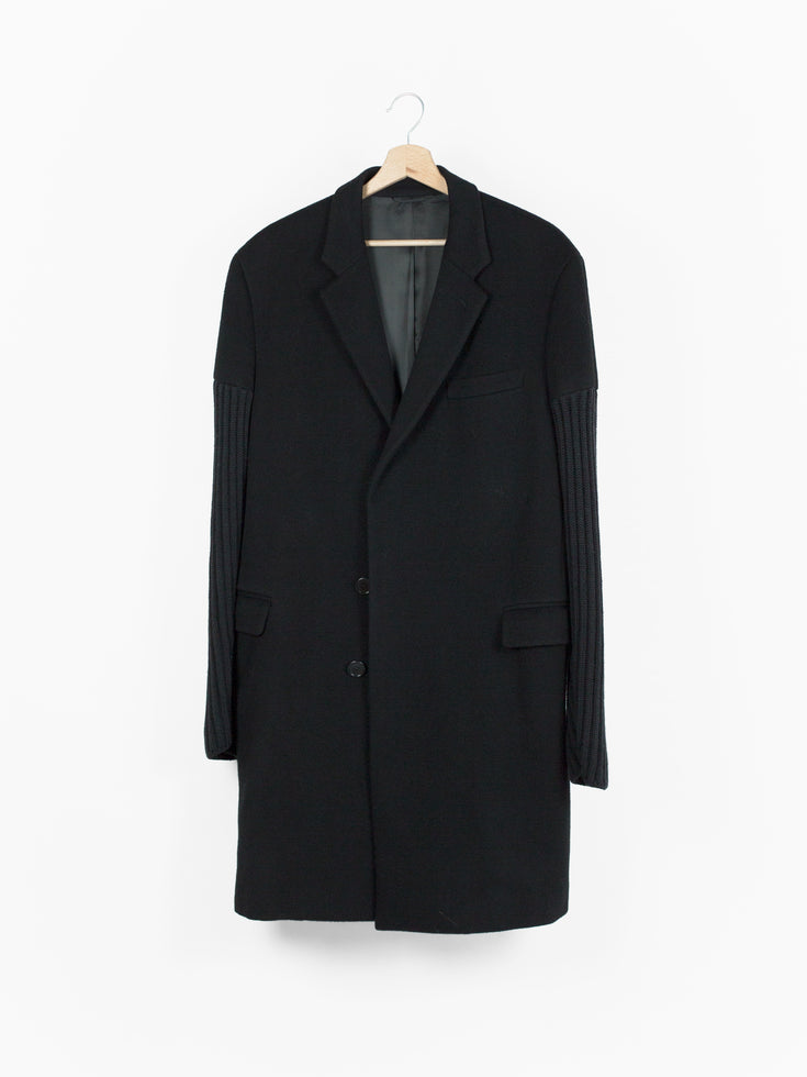 Helmut Lang AW03 Knit Sleeve Wool/Cashmere Chester