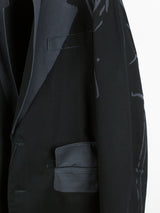 Prada AW18 Overprinted Blazer