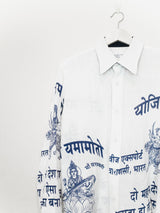 Yohji Yamamoto Pour Homme AW04 Hindi Print Shirt