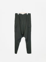 Yohji Yamamoto Y's Olive Drop Crotch Cargos