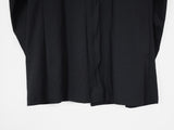 Yohji Yamamoto Wool Gabardine Backzip Coat