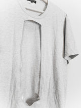 Comme des Garçons Homme Plus Cutout Zipper Tee