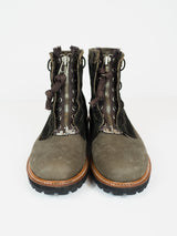 Undercover AW12 Psychocolor Military Front Zip Boots