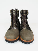 Undercover AW12 Psychocolor Military Front Zip Boots