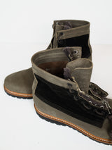 Undercover AW12 Psychocolor Military Front Zip Boots