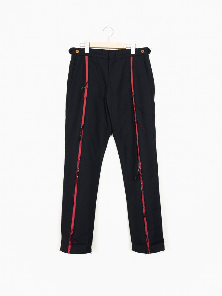 Comme des Garçons Homme Plus AW02 Raw Front Stripe Trousers